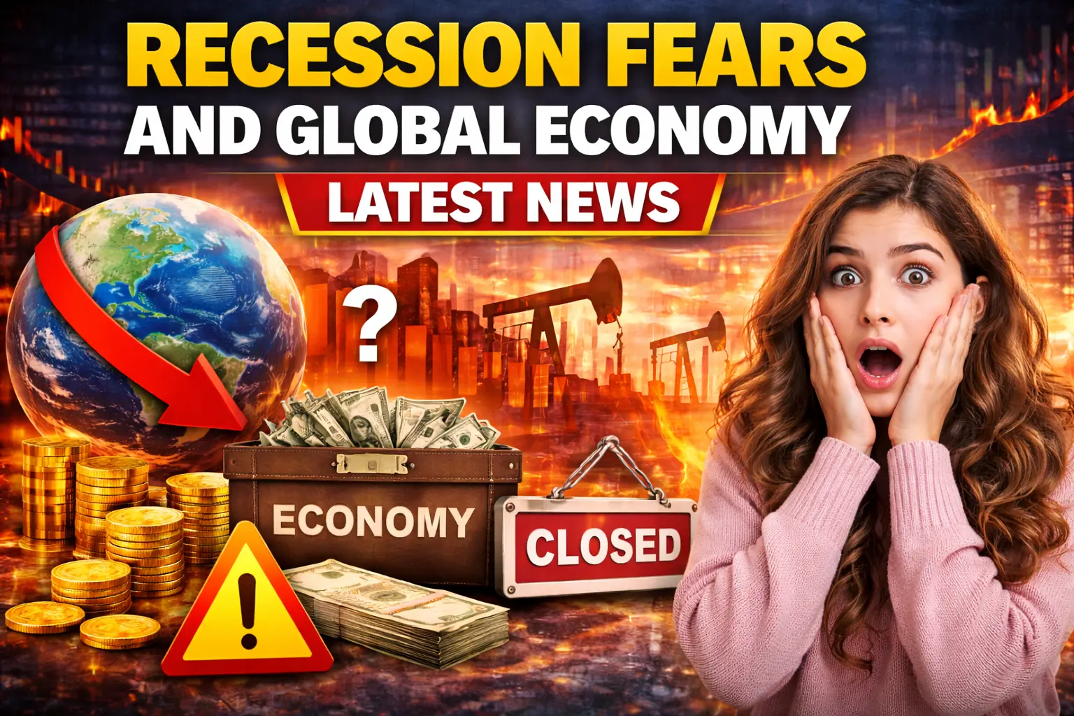 Recession fears and global economy latest news